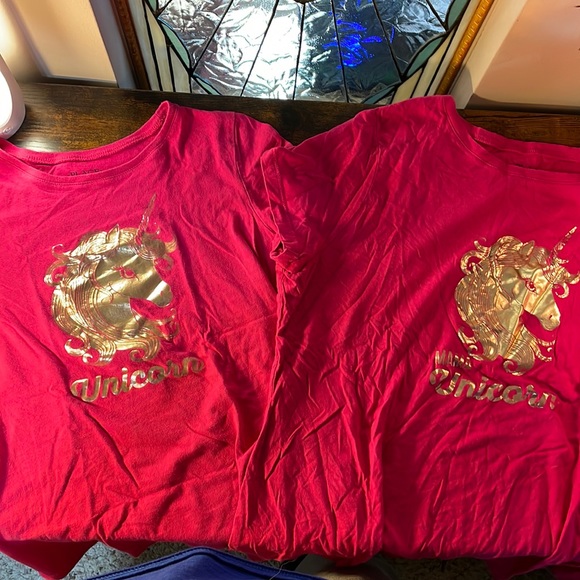 Mama Unicorn shirt set *2 shirt set* woman’s size XXL/ kids size XXL - Picture 1 of 5